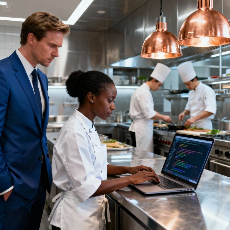 Un milliardaire surprend une serveuse noire en train de coder dans la cuisine — il s&rsquo;avère qu&rsquo;elle a résolu le plus gros problème de son entreprise