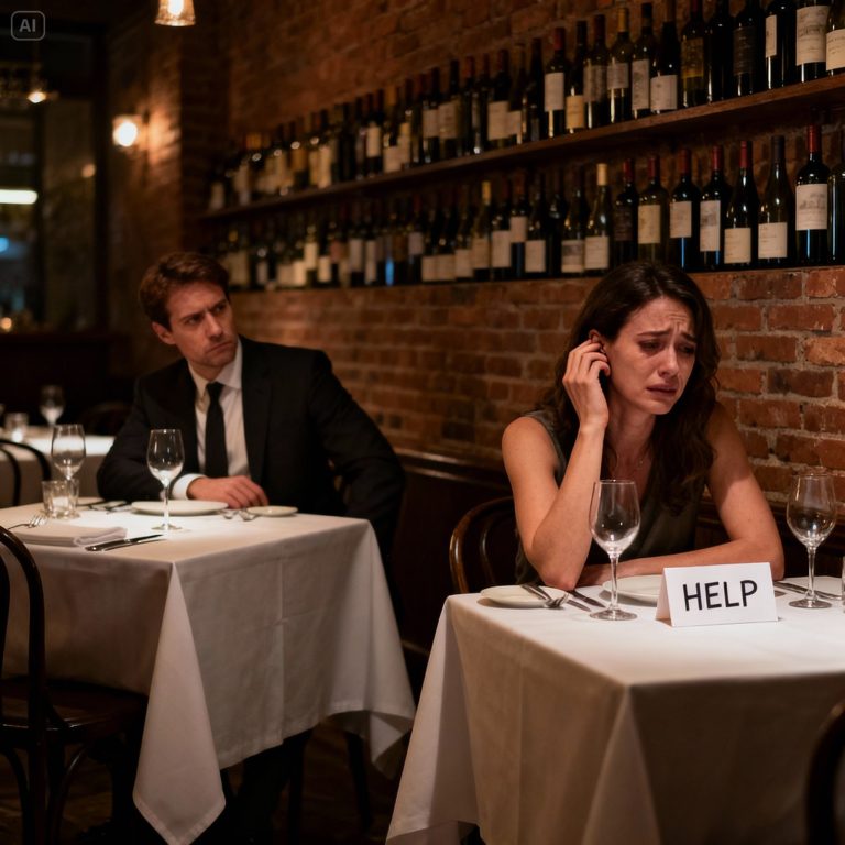 Une mère célibataire a écrit « AU SECOURS » sur une serviette en papier — jusqu&rsquo;à ce que le milliardaire à la table 15 le remarque avant le serveur.