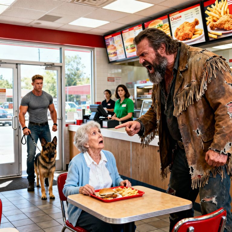 Un homme agresse une veuve sans défense dans un restaurant, ignorant que son fils adoptif était un Navy SEAL.