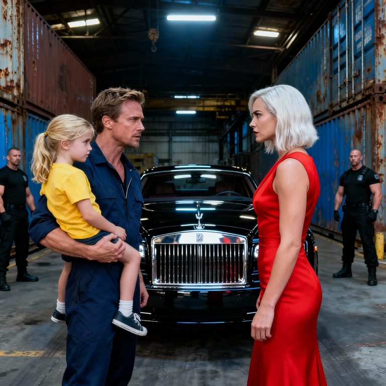 Un pauvre mécanicien sauve un enfant perdu dans une tempête de neige — Une mère milliardaire arrive et change sa vie à jamais