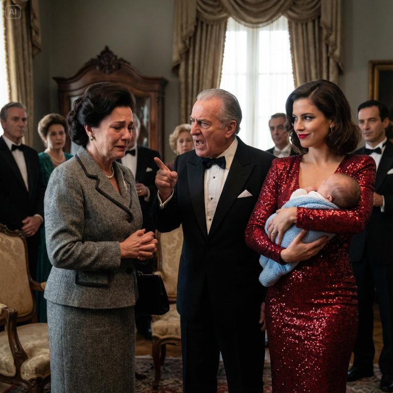 ME ECHARON DE MI PROPIA CASA TRAS 40 AÑOS DE MATRIMONIO POR NO DARLE UN HIJO, PERO CUANDO MI ESPOSO DESCUBRIÓ LA VERDAD SOBRE SU “HEREDERO”, YA ERA DEMASIADO TARDE PARA PEDIR PERDÓN.