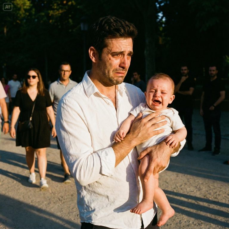 MI BEBÉ NO PARABA DE LLORAR TRAS PERDER A SU MADRE Y NINGUNA NIÑERA MILLONARIA PODÍA CALMARLO, HASTA QUE UNA HUMILDE VENDEDORA DE FLORES HIZO LO IMPOSIBLE CON UN SIMPLE GESTO QUE ME HIZO CREER EN LOS ÁNGELES.