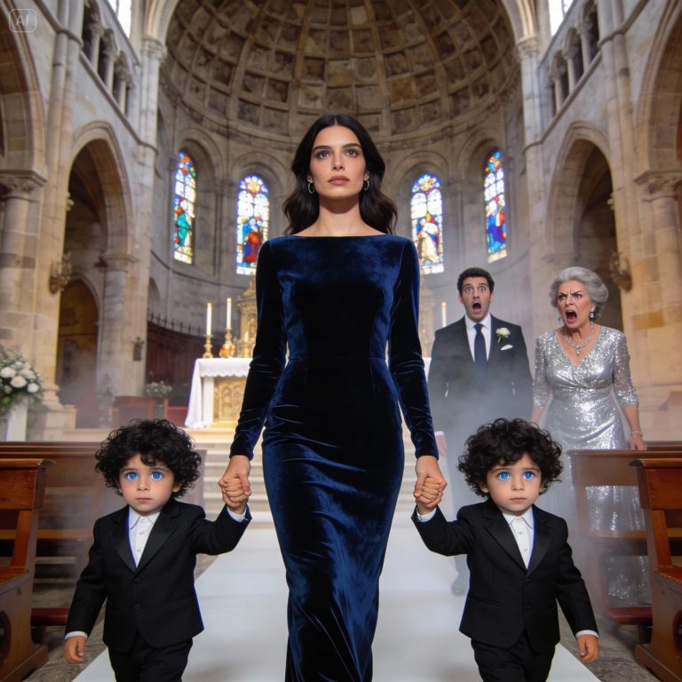 O cruel convite de casamento que Dona Victoria me enviou para me humilhar tornou-se seu pior pesadelo quando as portas da igreja se abriram e eu entrei com o segredo que carregava nas mãos há quatro anos: duas crianças idênticas ao seu filho.