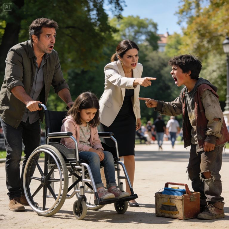 MI PROMETIDA OBLIGABA A MI HIJA A FINGIR SER INVÁLIDA PARA QUEDARSE CON MI FORTUNA, PERO UN NIÑO DE LA CALLE ME ABRIÓ LOS OJOS.