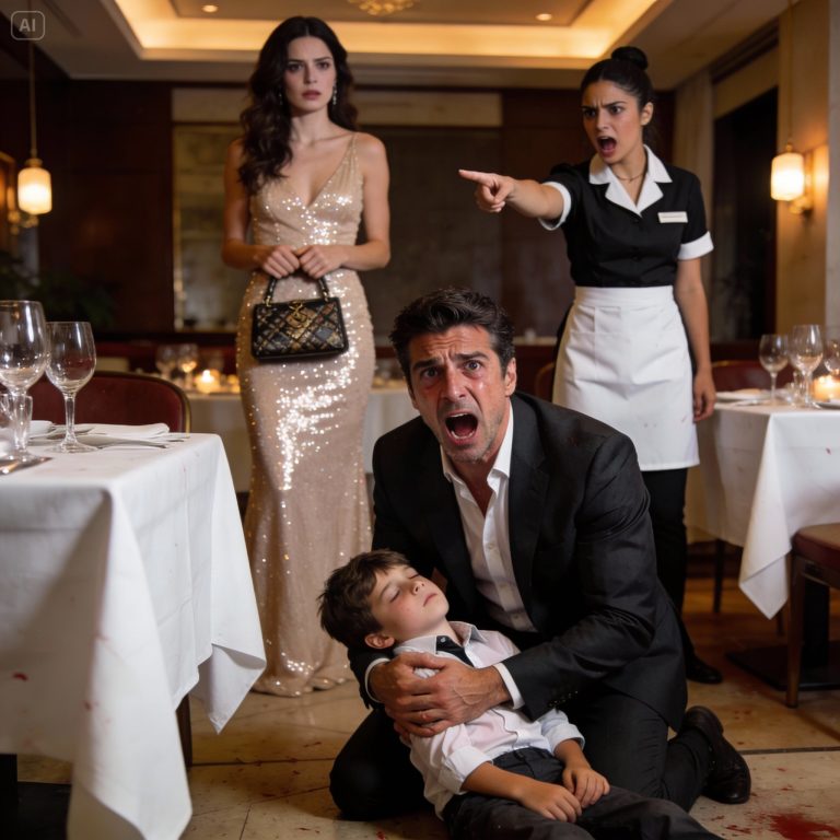 “Ela o envenenou!”: O grito de uma garçonete que arriscou a vida para salvar meu filho e desmascarar a mulher que fingia nos amar enquanto destruía meu império.