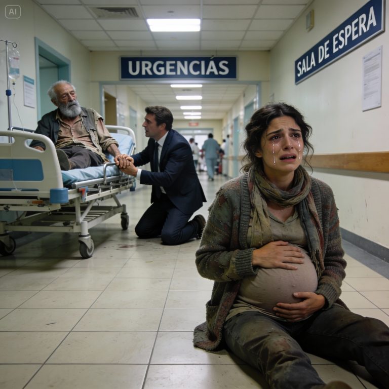 Uma jovem grávida sacrificou seus últimos euros para alimentar um idoso em Madri, sem saber que esse sem-teto detinha a chave para sua salvação e o segredo de um império milionário.