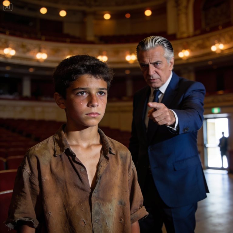 EL PRODUCTOR MILLONARIO HUMILLÓ A UN NIÑO POBRE EN EL ESCENARIO, PERO MI RESPUESTA CON LA CANCIÓN DE MI PADRE HIZO LLORAR A TODO EL AUDITORIO