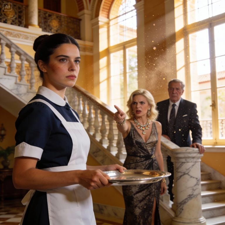 Soporté sus humillaciones en silencio mientras todos esperaban mi renuncia, pero mi paciencia escondía un plan maestro que revelaría su secreto más oscuro y cambiaría el destino de la mansión.