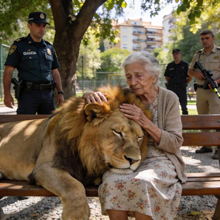Pânico nas ruas da Espanha! Um leão escapa do zoológico e a polícia está pronta para atirar, mas um reencontro milagroso com a idosa que o salvou quando filhote impede a tragédia no último segundo.