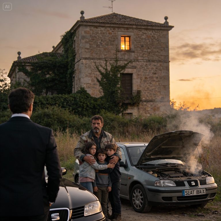 Widowed and on the brink of despair, my old car left us stranded in front of a forgotten mansion; what we discovered in its hidden basement attracted deadly enemies and rewrote our destiny.