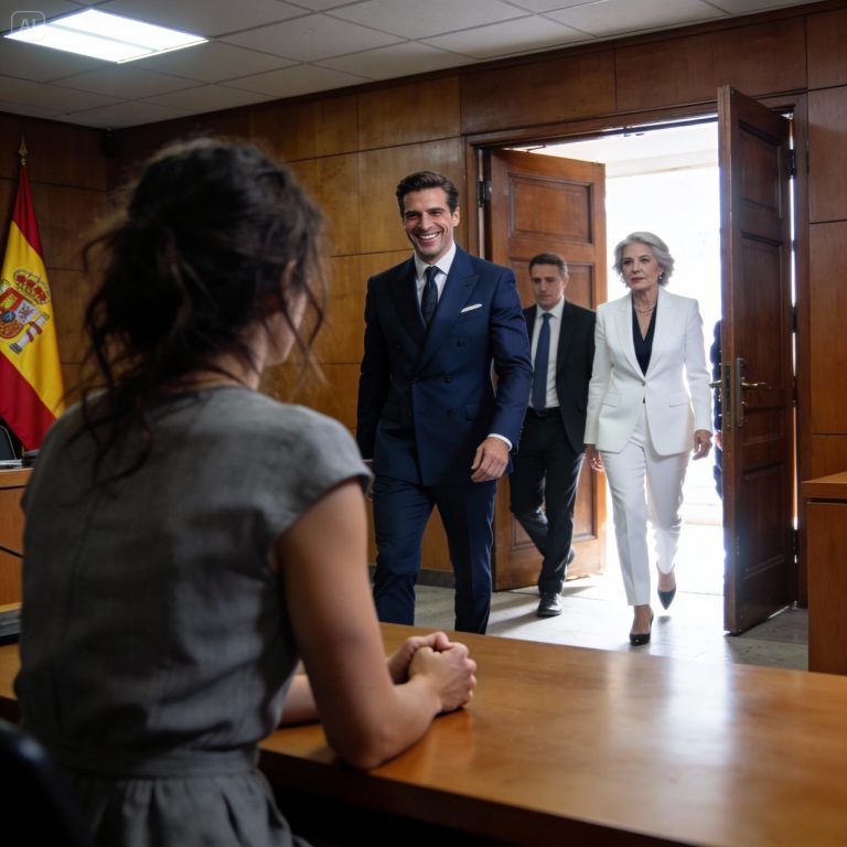 “Se Rio De Mi Vestido Barato Y Le Dijo Al Juez Que Yo Era Una Indigente, Pero Cuando Las Puertas Se Abrieron Y Vio Quién Asumía Mi Defensa, El Multimillonario Que Juró Destruirme Se Orinó De Miedo En Su Traje De Tres Mil Euros”