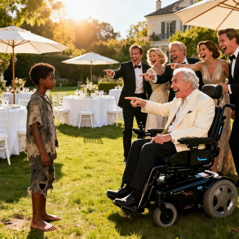 « Guéris-moi pour un million de dollars », a ri le millionnaire — jusqu&rsquo;à ce que le pauvre garçon noir le fasse en quelques secondes.