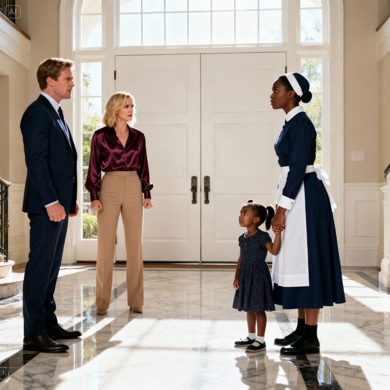 La bonne a été injustement renvoyée jusqu&rsquo;à ce qu&rsquo;une jeune fille noire dise au milliardaire : « C&rsquo;est ma mère. »