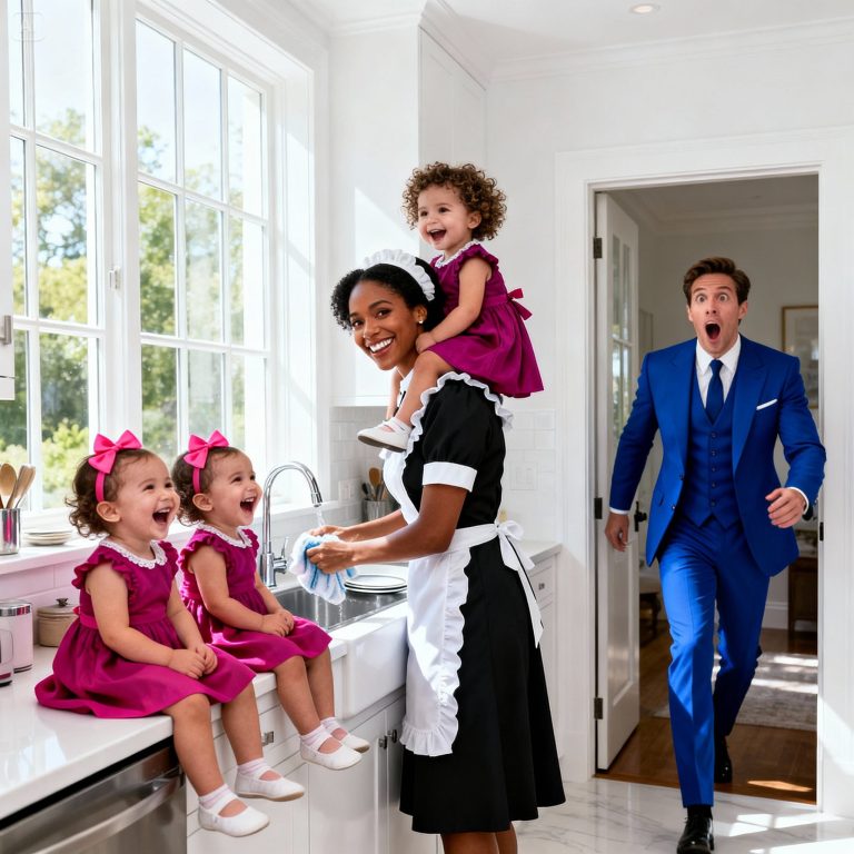 Un milliardaire est rentré chez lui à l&rsquo;improviste et a vu la femme de ménage avec ses triplés — ce qu&rsquo;il a vu l&rsquo;a choqué.