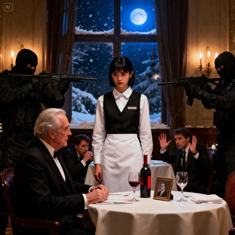 Un braquage a éclaté – La serveuse est restée calme, stupéfiant le chef de la mafia