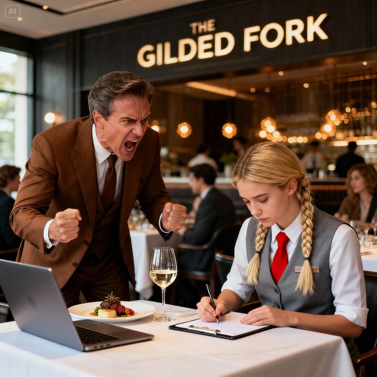 Une serveuse corrige une « erreur de calcul » du milliardaire — quelques minutes plus tard, elle est assise dans son bureau