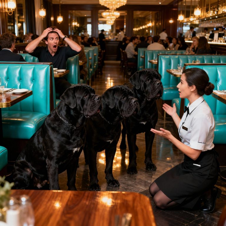 Personne ne pouvait dompter les pitbulls du chef mafieux — jusqu&rsquo;à ce que la serveuse fasse ce geste.