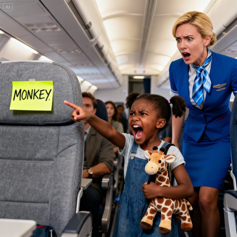Une fillette noire refuse le siège portant l&rsquo;inscription « SINGE » – L&rsquo;arrestation d&rsquo;une hôtesse de l&rsquo;air à l&rsquo;aéroport devient virale