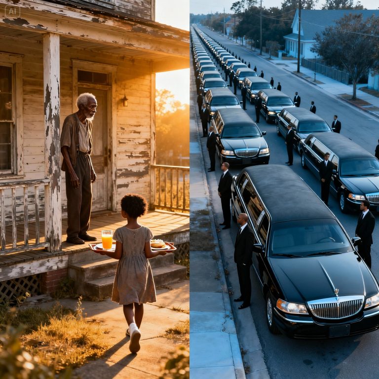 Une jeune fille noire apportait chaque jour le petit-déjeuner à un vieil homme — Un jour, 50 limousines sont arrivées et…