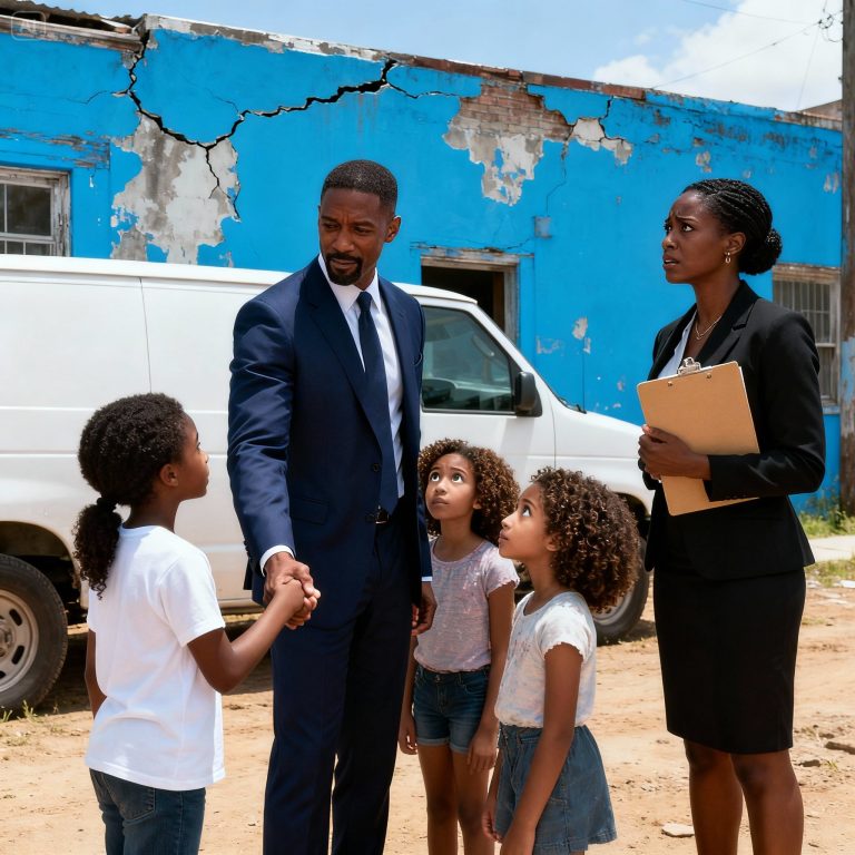 Des triplés sont sur le point d&rsquo;être placés dans un orphelinat lorsque un milliardaire intervient et annonce qu&rsquo;ils viennent avec lui.