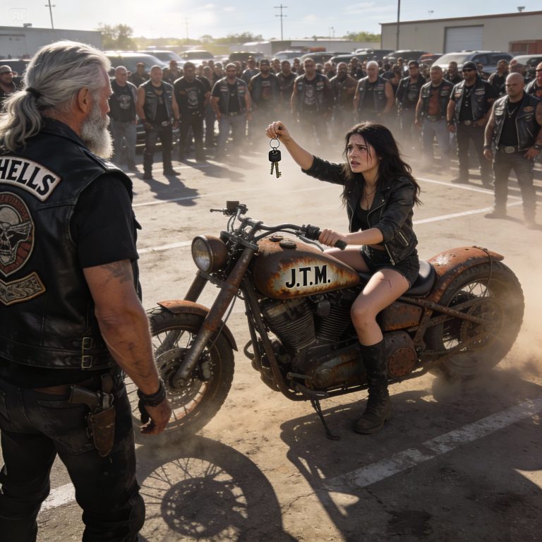Une jeune fille en fugue paie 40 dollars pour une Harley-Davidson rouillée — le lendemain, 97 Hells Angels bouleversent sa vie