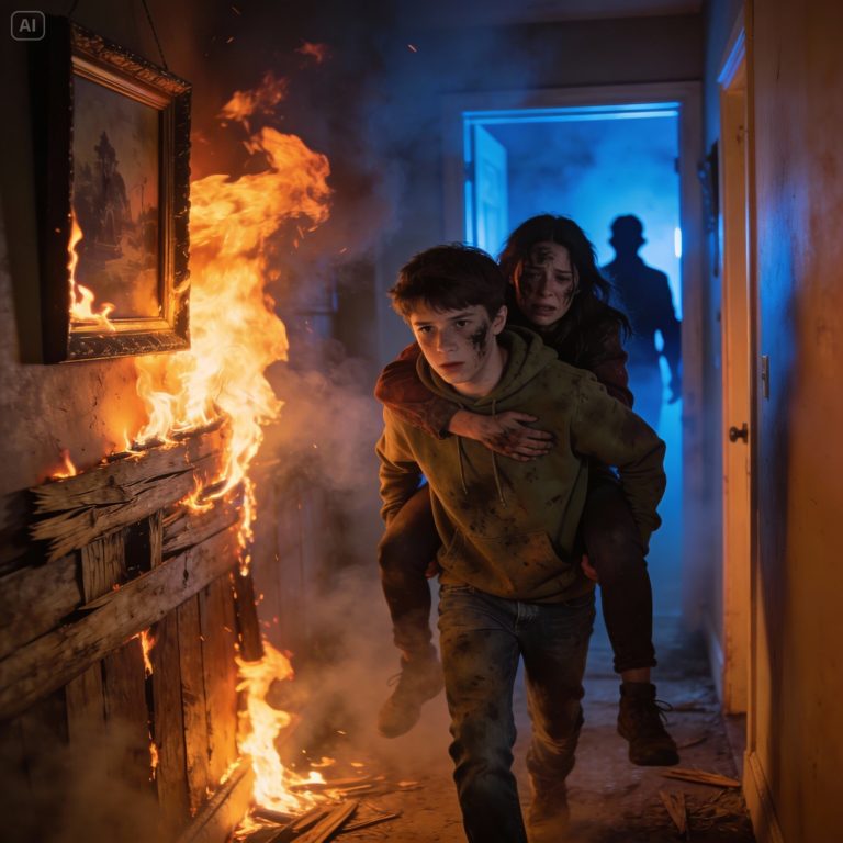 Un adolescent victime de harcèlement a découvert ligotée l&rsquo;épouse d&rsquo;un membre des Hells Angels dans une maison en flammes. Abandonnée à son sort, elle a été réduite à l&rsquo;état de morte par 300 motards.