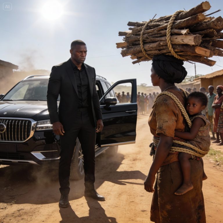 Un milliardaire a ramené sa fiancée chez lui — jusqu&rsquo;à ce qu&rsquo;il voie son ex-femme porter du bois de chauffage avec des jumeaux