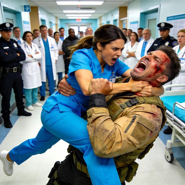 Le géant de 2,13 mètres a pris d&rsquo;assaut les urgences — puis l&rsquo;infirmière débutante l&rsquo;a immédiatement maîtrisé.