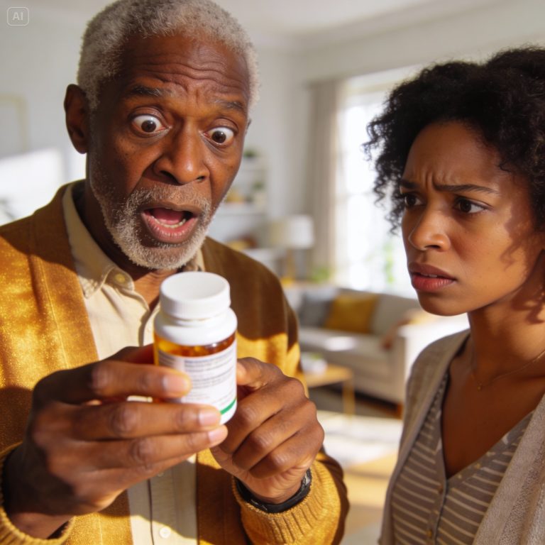 O marido dela lhe dava “vitaminas” todos os dias; quando o pai a visitava, pegava o frasco e congelava.