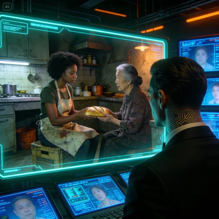 Chefe da máfia coreana pensou que sua cozinheira negra havia roubado, mas uma câmera escondida a flagrou alimentando sua mãe faminta.