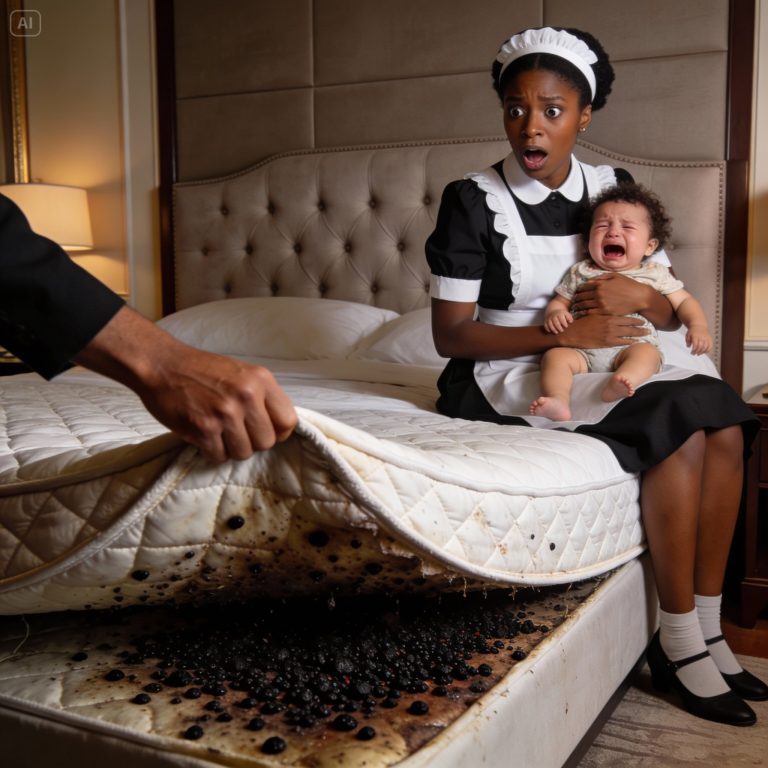 O bebê do bilionário não parava de chorar na cama — até que uma pobre empregada negra fez o inimaginável.