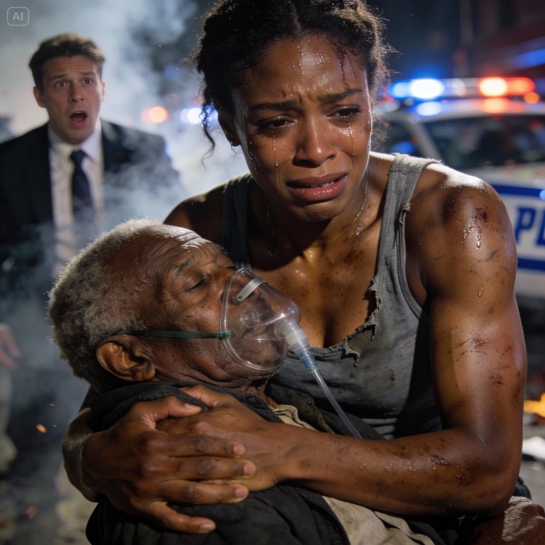 Mulher musculosa e sem-teto salvou um velho sem saber que ele era pai de um bilionário