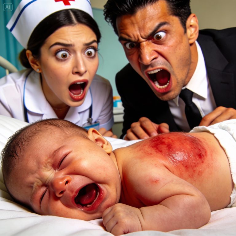 O bebê do chefe da máfia chora sem parar ao ser tocado — até que uma pobre enfermeira faz o inimaginável.