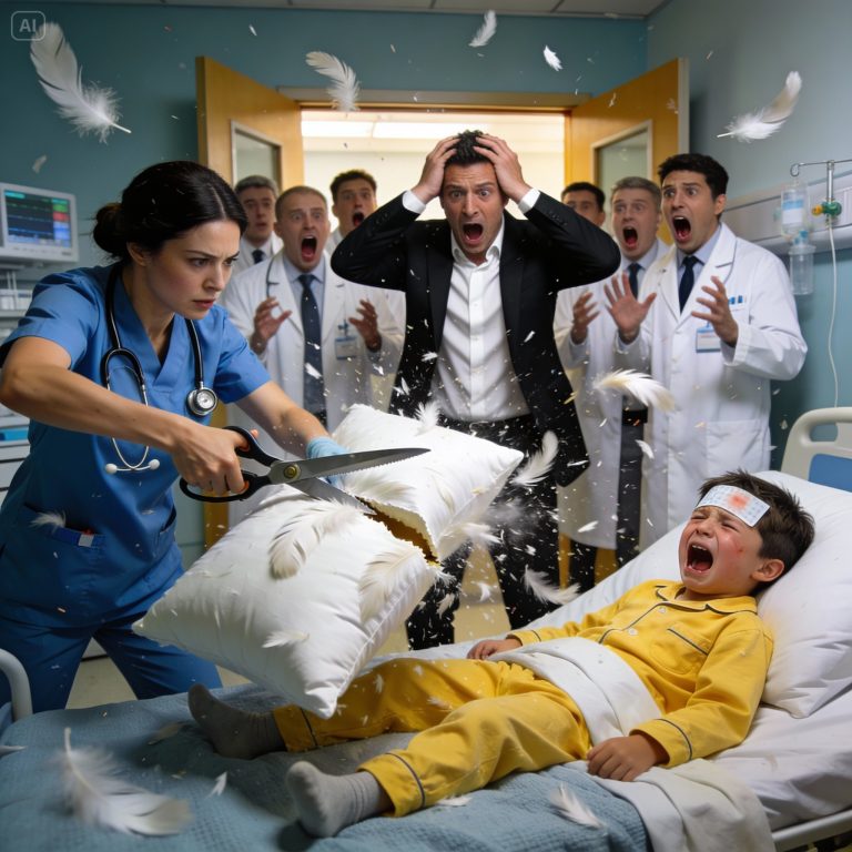 Filho de chefe da máfia gritava de dor — enfermeira abriu o travesseiro e encontrou agulhas dentro.