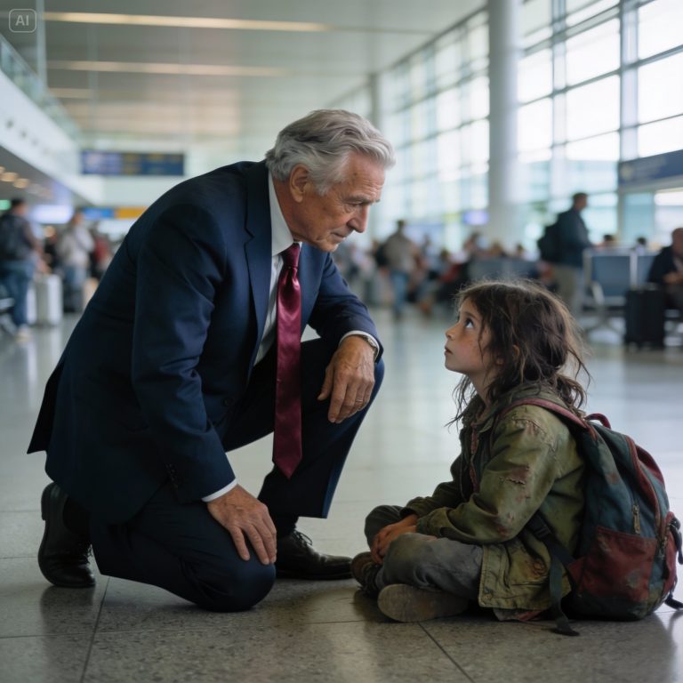 “Por favor, me leve com você! Prometo que você não vai se arrepender!” implorou uma garotinha sem-teto a um idoso.