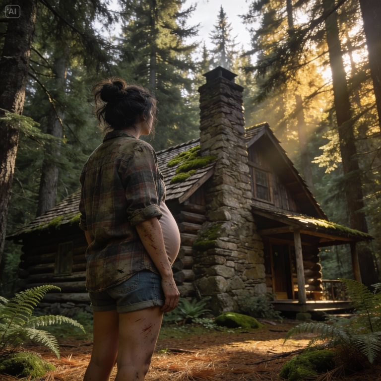 Agredida diariamente pelos pais, adolescente grávida fugiu para as montanhas — até encontrar uma cabana escondida.